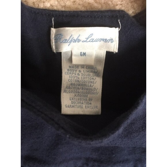 Ralph Lauren 6M Dress Size W/ Bloomers dark blue - Picture 3 of 5